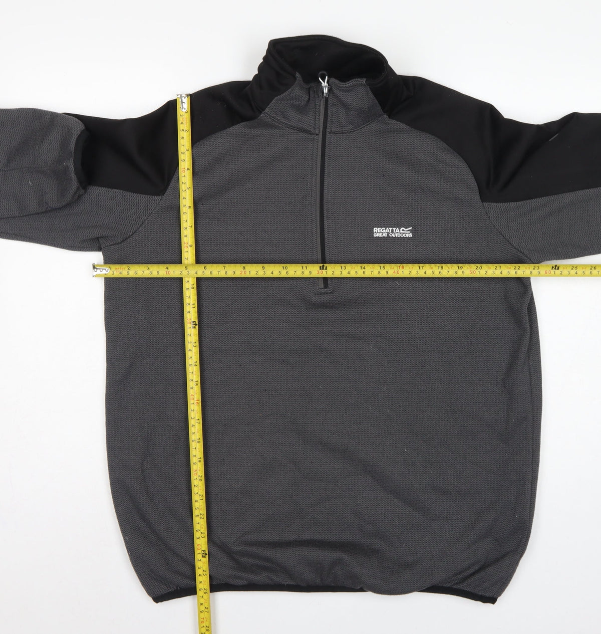 Regatta Men’s Grey L 1/4 Zip High Neck Outdoor Pullover Sweatshirt