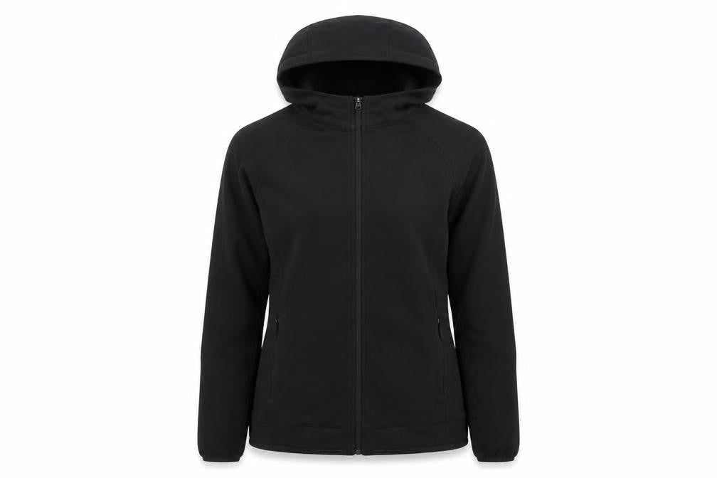 Peter Storm Women’s Black Size 10 Hooded Softshell Full Zip Jacket