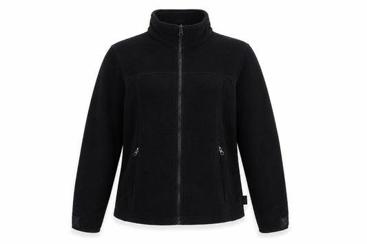 Decathlon Women’s Black M Fleece Full Zip Outdoor Jacket