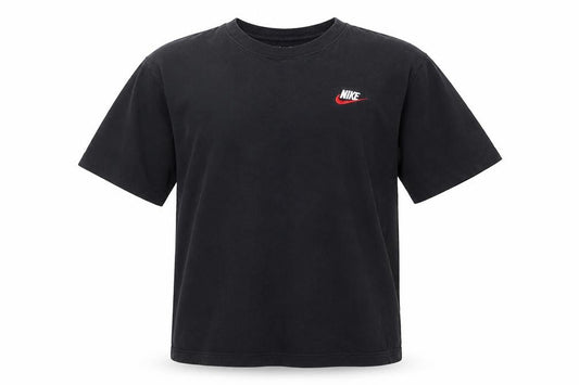 Nike Men’s Black M Crew Neck Cotton Logo Short Sleeve T-Shirt