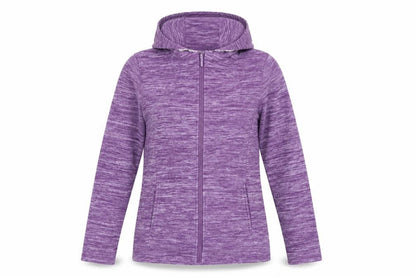Mountain Warehouse Women’s Purple Fleece Hooded Jacket UK 12 Full Zip