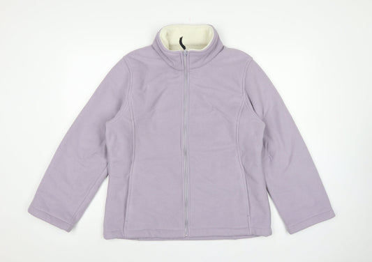 Regatta Women’s Purple UK 16 Fleece Jacket Full Zip Sherpa Lined