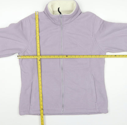 Regatta Women’s Purple UK 16 Fleece Jacket Full Zip Sherpa Lined