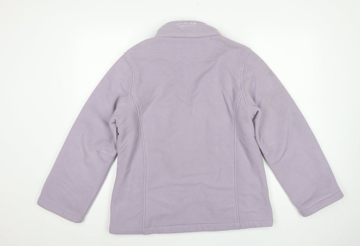 Regatta Women’s Purple UK 16 Fleece Jacket Full Zip Sherpa Lined
