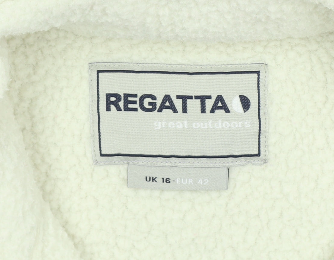 Regatta Women’s Purple UK 16 Fleece Jacket Full Zip Sherpa Lined