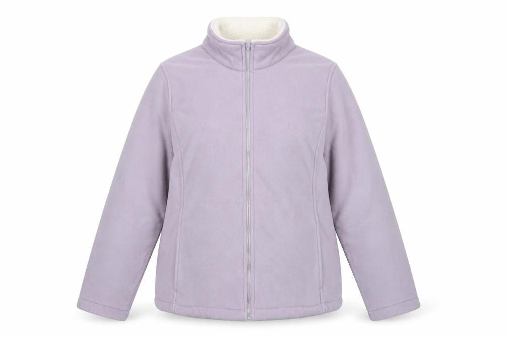 Regatta Women’s Purple UK 16 Fleece Jacket Full Zip Sherpa Lined