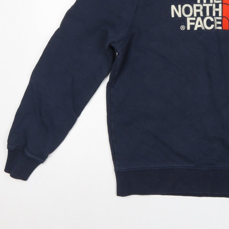 The North Face Men’s Blue M Pullover Crew Neck Logo Sweatshirt