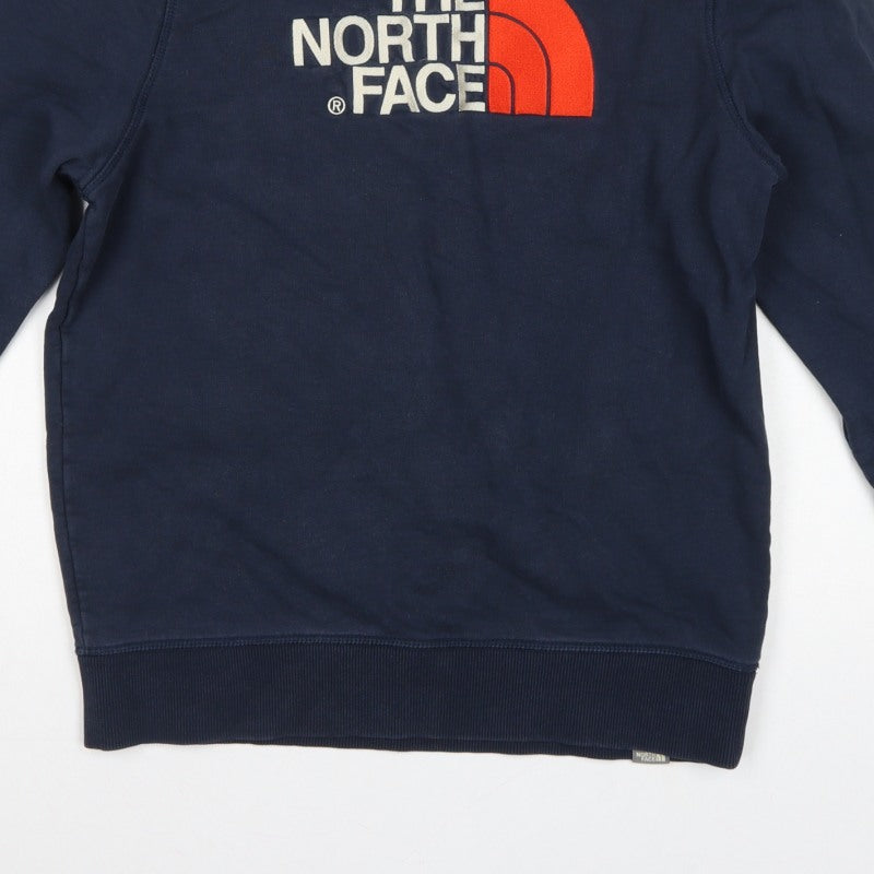 The North Face Men’s Blue M Pullover Crew Neck Logo Sweatshirt