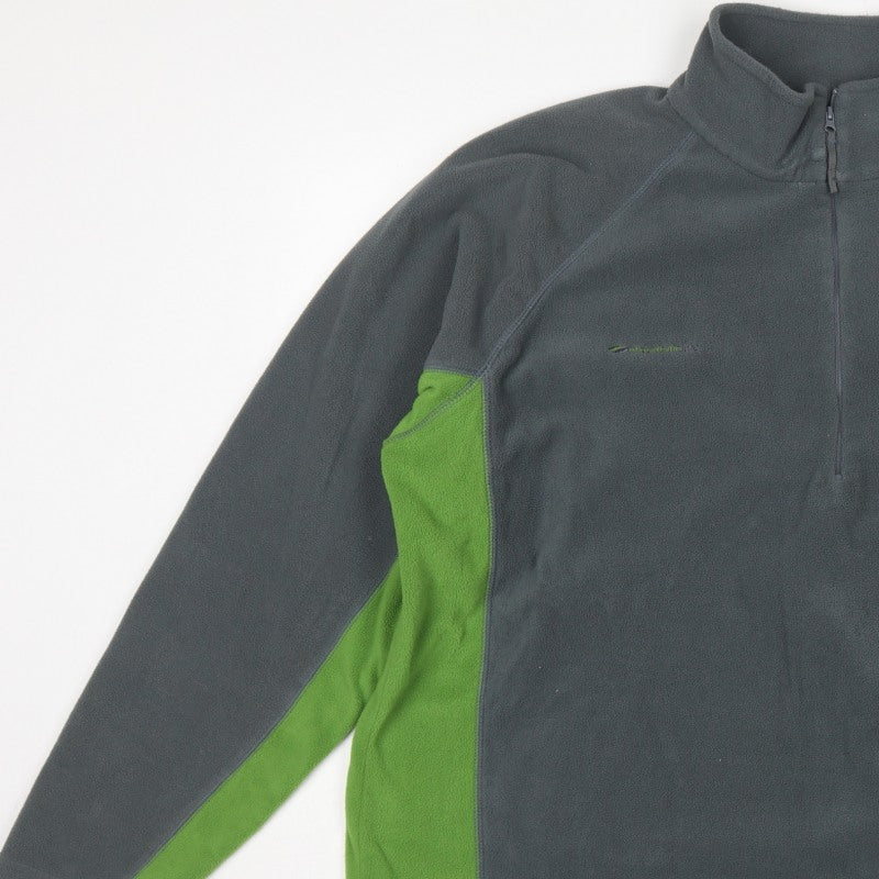 Mountainlife Men’s Grey Green 2XL 1/4 Zip Fleece Pullover Outdoor