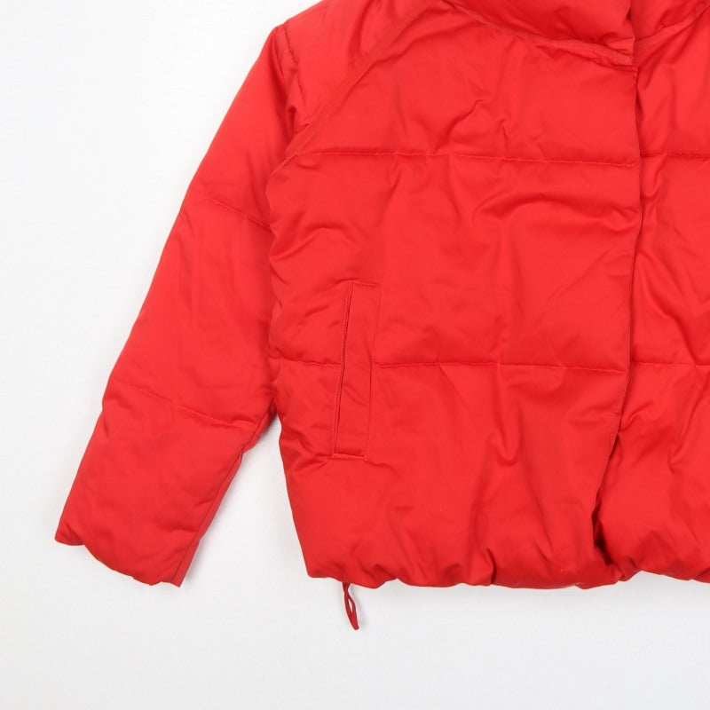 Next Women Red UK 8 Short Padded Puffer Jacket High Collar