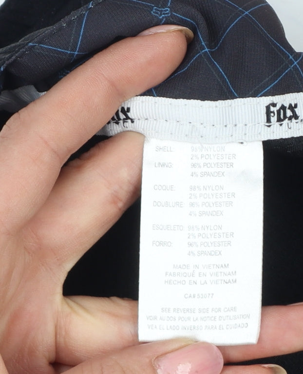 Fox Men's Black L Biker MTB Shorts Adjustable Waist Zip Pockets