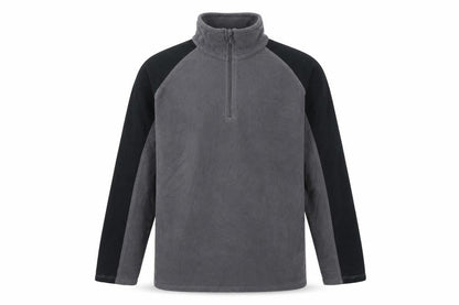 Mountain Warehouse Men’s Grey Black S 1/4 Zip Fleece Sweatshirt