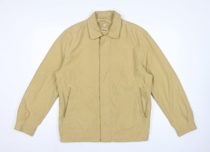 Benny Men's Beige UK 40 Basic Jacket Full Zip Teflon Microfibre