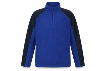 Mountain Warehouse Men’s Blue Black M 1/4 Zip Fleece Sweatshirt