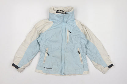 Columbia Unisex Kids Blue 7-8 Years Omni-Tech Ski Jacket
