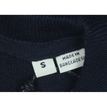 Jack & Jones Men’s Black Size S Crew Neck Cotton Knit Pullover Jumper