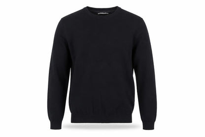 Jack & Jones Men’s Black Size S Crew Neck Cotton Knit Pullover Jumper
