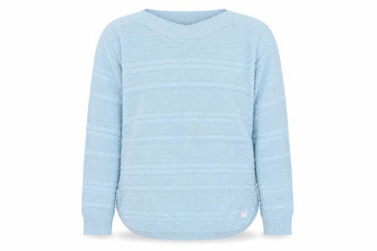 Crew Clothing Company Women Blue UK 14 Crew Neck Knit Pullover Jumper