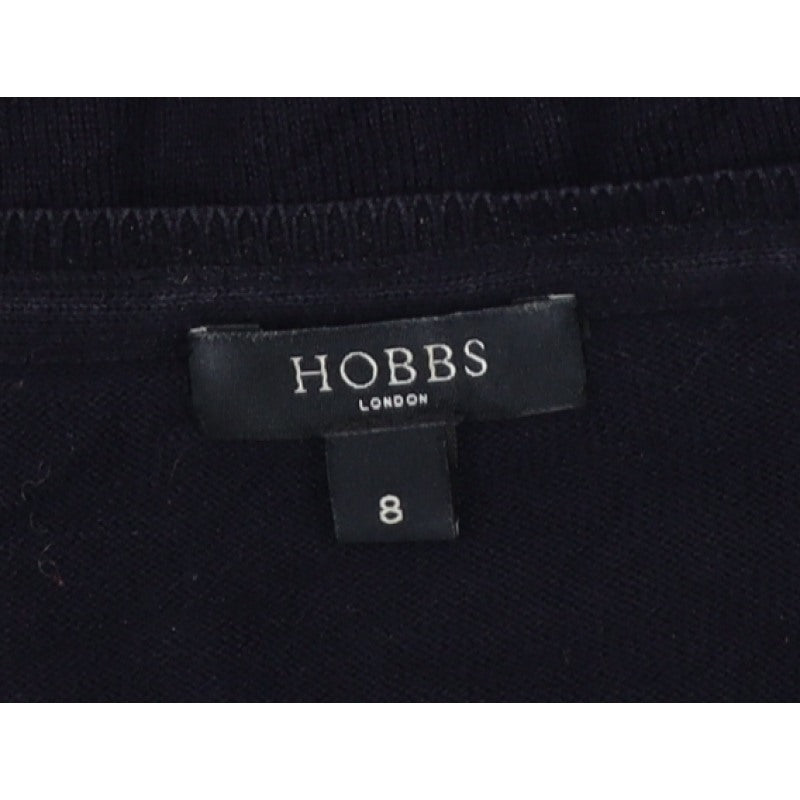Hobbs London Women’s Black UK 8 Button Front Knit Cardigan Long Sleeve