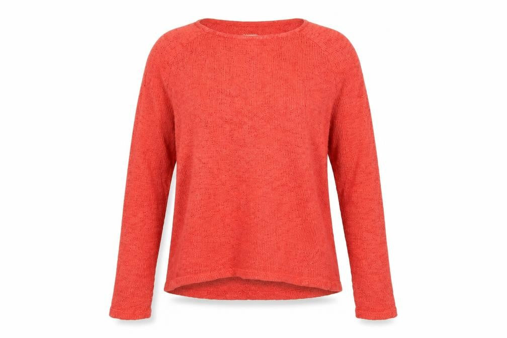 Zara Trafaluc Women Red Size S Fine Knit Round Neck Jumper