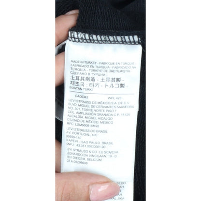 Levi's Men's Black M Relaxed Pullover Logo Cotton Hoodie