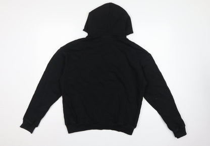 Couture Women’s Black XS Pullover Hoodie Embroidered Logo Pockets