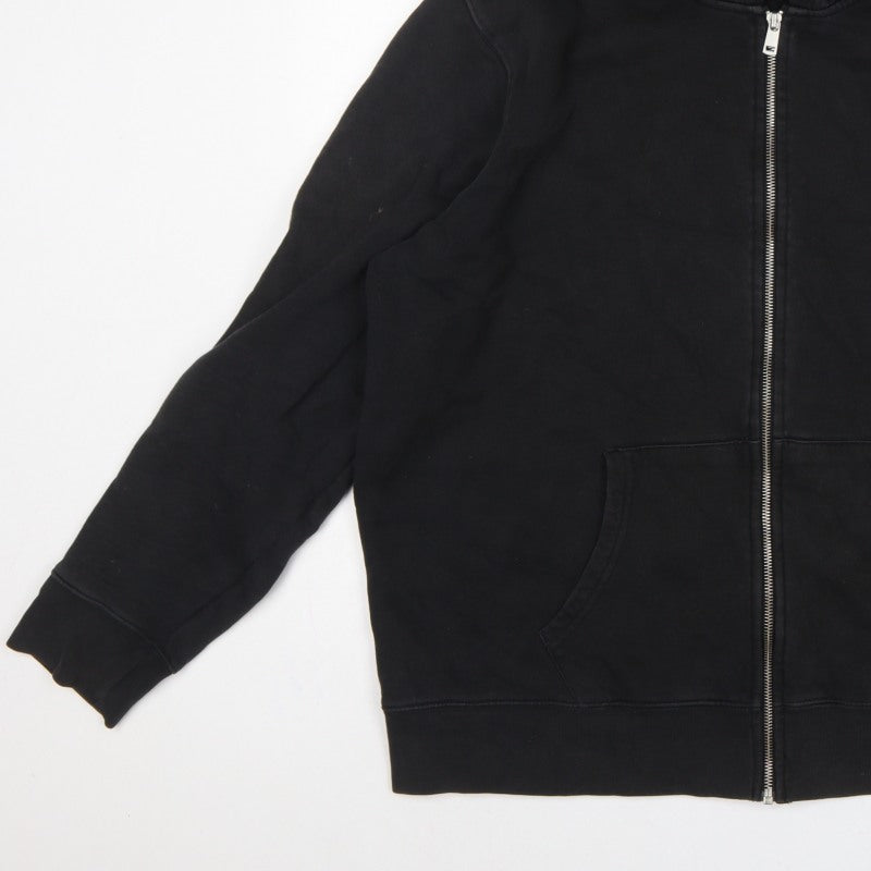 Levi's Women’s Black XL Full Zip Hooded Cotton Blend Hoodie