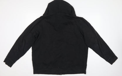 Levi's Women’s Black XL Full Zip Hooded Cotton Blend Hoodie
