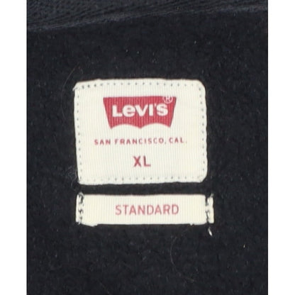 Levi's Women’s Black XL Full Zip Hooded Cotton Blend Hoodie