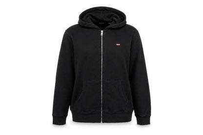 Levi's Women’s Black XL Full Zip Hooded Cotton Blend Hoodie