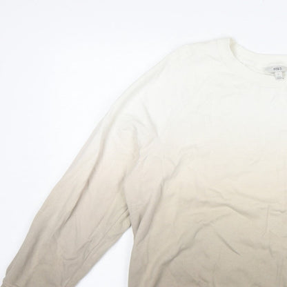 Marks and Spencer Women’s Ivory L Pullover Raglan Sweatshirt
