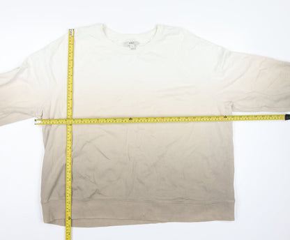 Marks and Spencer Women’s Ivory L Pullover Raglan Sweatshirt