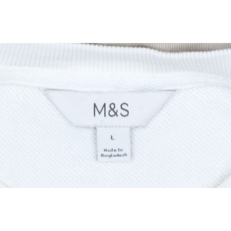 Marks and Spencer Women’s Ivory L Pullover Raglan Sweatshirt