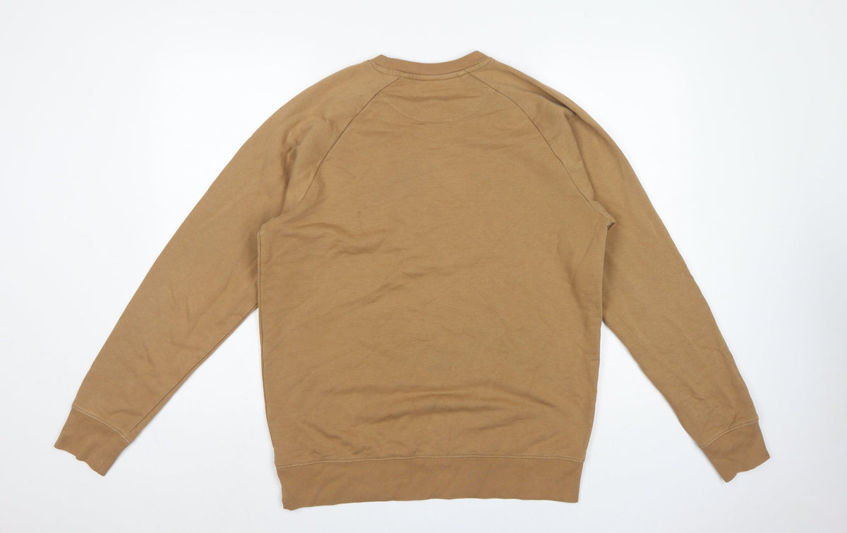 Selfish Mother Women’s Brown L Love Leopard Print Raglan Sweatshirt