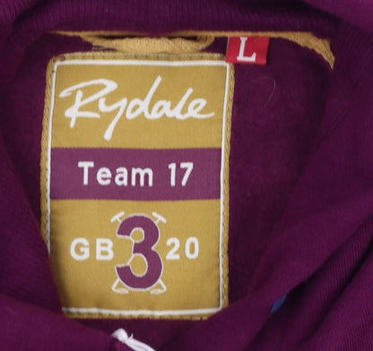Rydale Women’s Purple Team 17 Pullover Hoodie UK 20 L