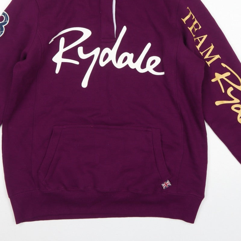 Rydale Women’s Purple Team 17 Pullover Hoodie UK 20 L