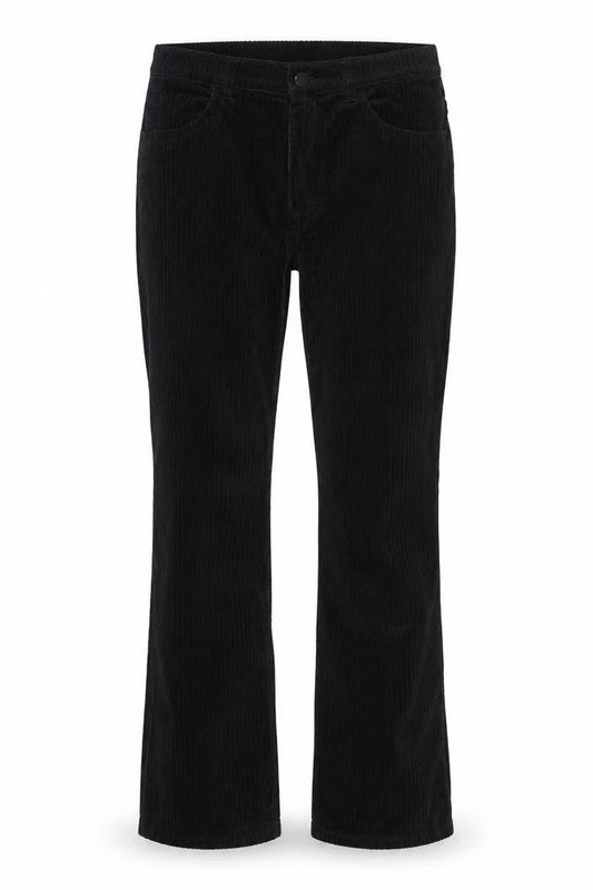 & Other Stories Women Black UK 6 Corduroy Straight Trousers