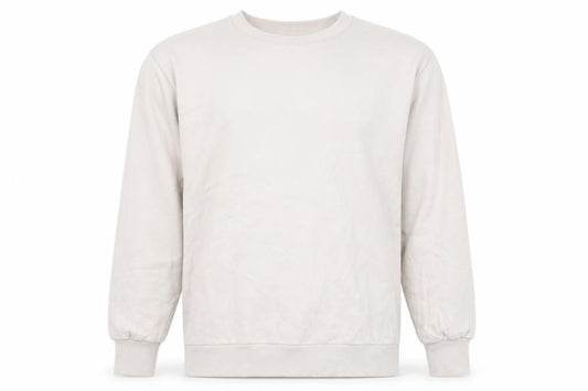 Front view of River Island Men’s Beige L Crew Neck Pullover Sweatshirt