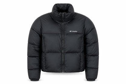 Columbia Men’s Black M Puffer Jacket Quilted Full Zip Outdoor
