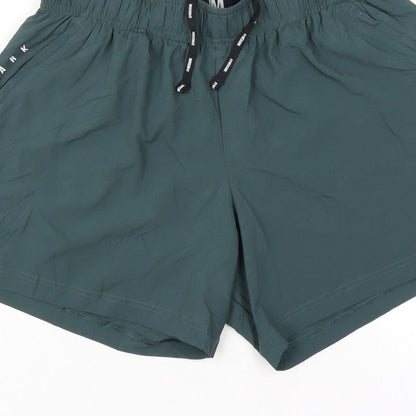 Gymshark Men's Green M Athletic Training Shorts Drawstring Logo