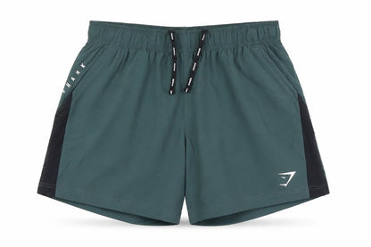 Gymshark Men's Green M Athletic Training Shorts Drawstring Logo