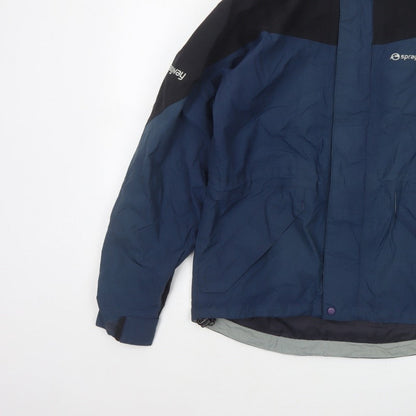 Sprayway Men’s Blue Small Gore-Tex XCR Hooded Waterproof Jacket