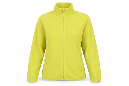 Marks and Spencer Women Yellow Size 16 Fleece Full Zip Jacket Pockets
