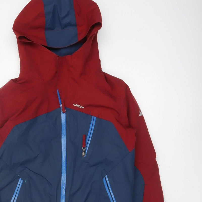 Additional view of Wedze boys’ red blue 12 years ski jacket hooded full zip