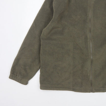 EWM Pure Classic Men’s Green XL Fleece Full Zip Jacket Pockets
