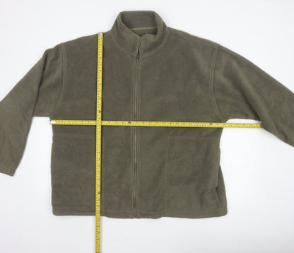 EWM Pure Classic Men’s Green XL Fleece Full Zip Jacket Pockets