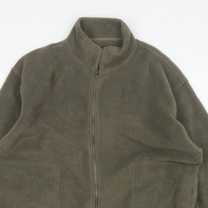 EWM Pure Classic Men’s Green XL Fleece Full Zip Jacket Pockets