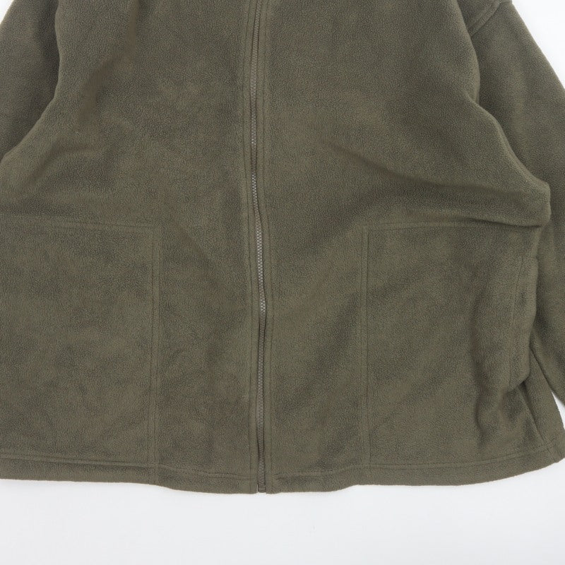 EWM Pure Classic Men’s Green XL Fleece Full Zip Jacket Pockets