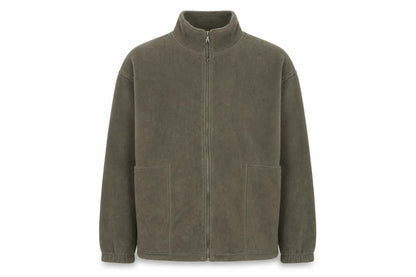 EWM Pure Classic Men’s Green XL Fleece Full Zip Jacket Pockets