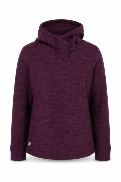 Regatta Women's Purple UK 14 Fleece Pullover Hoodie Drawstring Pockets